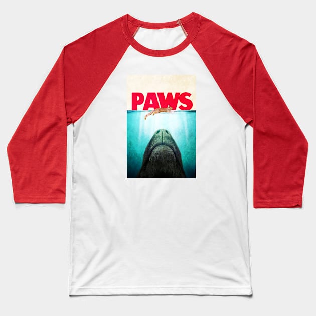 Paws Baseball T-Shirt by Mid-World Merch